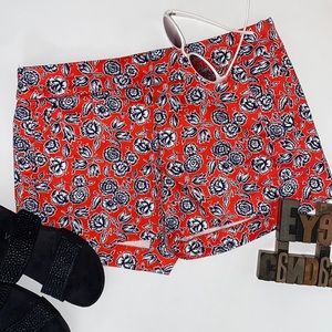 J. CREW Woman’s Stretch Floral Print Shorts